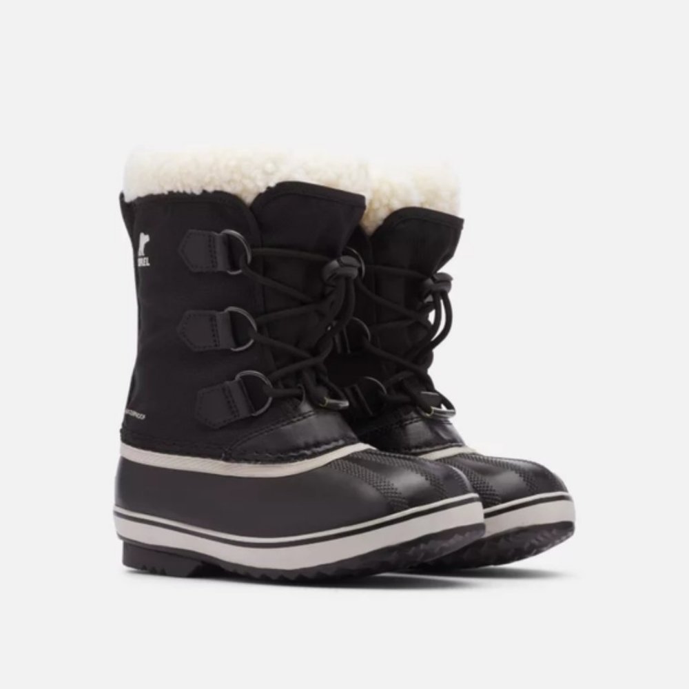 Sorel Youth Yoot Pac Nylon Winter Waterproof Boot Size 6